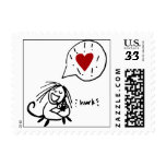 Choco Hug Postcard Stamp