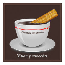 Chocoate con Churro Party Invitations