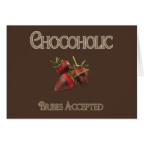Chocoholic - Bribe Me cards