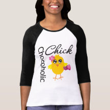 Chocoholic Chick Tees