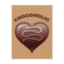 CHOCOHOLIC POSTCARD