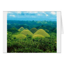 Chocolat Hills.jpg Greeting Card