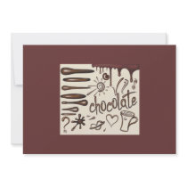 Chocolate3 Invitations