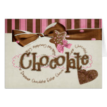 chocolate addiction greeting cards