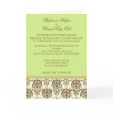 Chocolate and mint wedding invitation cards by Classic_Events Chocolate and mint wedding invitation cards