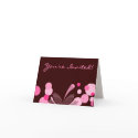 Chocolate and Pink Invitation cards