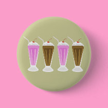 Chocolate and Strawberry Milkshakes buttons