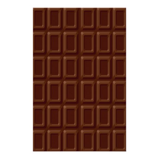 Chocolate stationery