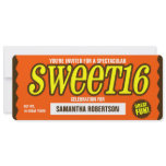 Chocolate Bar Sweet Sixteen Party Invitation