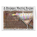 Chocolate Birthday Cake Martini Recipe Card