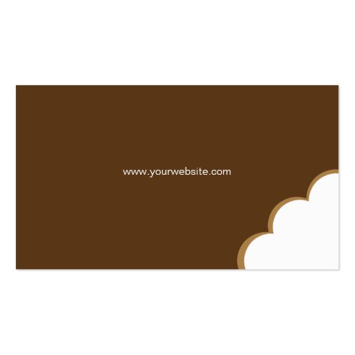 Chocolate Bite business card (back side)