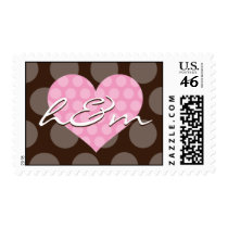 Chocolate & Blue Dots - Personalized
