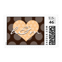 Chocolate & Blue Dots - Personalized