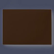 Chocolate Brown and Red 5x7 Wedding Envelope envelopes