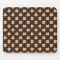Chocolate Brown Daring Discs Mousepad by Superstarbing Chocolate Brown Daring Discs Mousepad