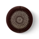 Chocolate brown Indian pin button