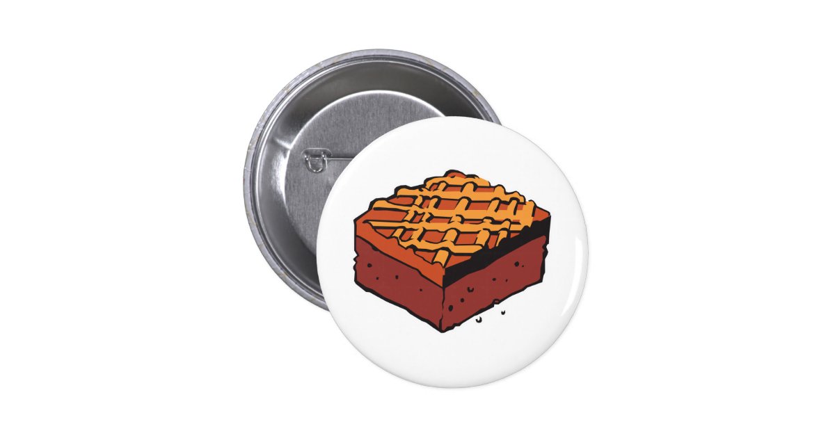 chocolate brownie button Zazzle