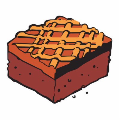 chocolate brownie cut out by doonidesigns