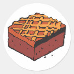 chocolate brownie stickers
