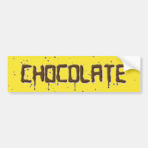 Chocolate Bumper Stickers