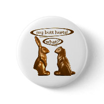 Chocolate bunnies buttons by wolfmama Chocolate bunnies buttons