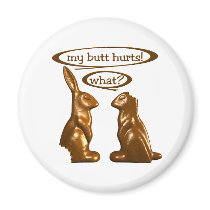 Chocolate bunnies magnets