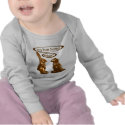Chocolate bunnies t-shirts by wolfmama Chocolate bunnies t-shirts