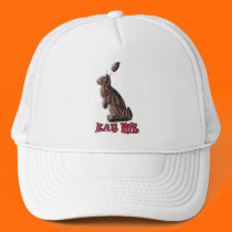 Chocolate Bunny EAT ME hats