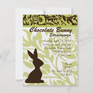 Chocolate Bunny Extravaganza! invitation