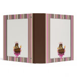 Chocolate Cake and Candles Bakery Binder