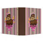 Chocolate Cake and Candles Bakery Binder