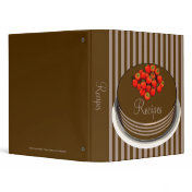 Chocolate Cake & Berries Recipe Binder