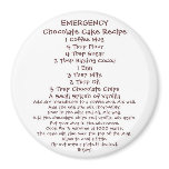 Chocolate Cake in a Mug Recipe 2 Refrigerator Magnets