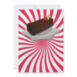 Chocolate cake custom announcement