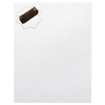 Chocolate cake letterhead template