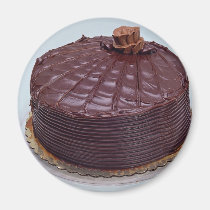 Chocolate cake magnets