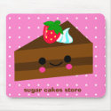 chocolate cake strawberry! mousepads by sugarcakesstore chocolate cake strawberry! mousepads