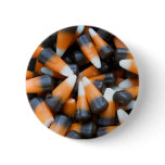 Chocolate Candy Corn Button