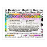 Chocolate Caramel Martini Recipe Postcard