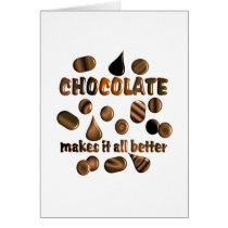 Chocolate cards