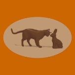 Chocolate Cat stickers