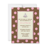 Chocolate Cherry Cake Invitations