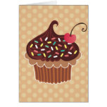 Chocolate & Cherry Cupcake Cards