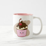 Chocolate Cherry Cupcake Coffee Mugs