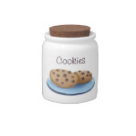 Chocolate Chip Cookie Jar Candy Dish