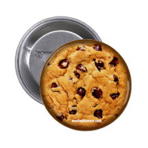 Chocolate Chip Cookie Pinback Button