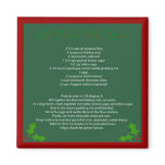 Chocolate Chip Cookie Recipe Magnet