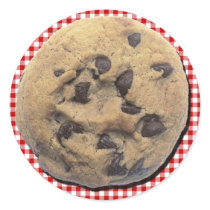 Chocolate Chip Cookie Sticker by postcardsfromtheedge Chocolate Chip Cookie Sticker