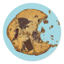 Chocolate Chip Cookie stickers by trendyteeshirts Chocolate Chip Cookie stickers