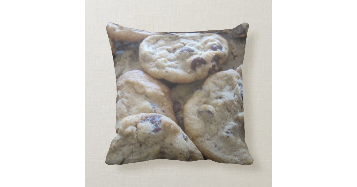 Chocolate Chip Cookies Throw Pillow Zazzle